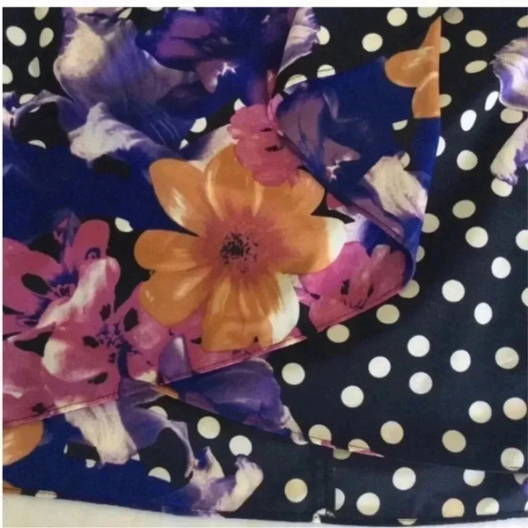 Anthropologie Yoana Baraschi Floral Polka Dot Beryl Pencil Skirt Size 8 Medium M - Picture 6 of 8